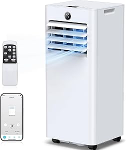 Portable Air Conditioners 16,000 Btu for Large Rooms up to 850 Sq. Ft., 5-in-1 Smart AC Un