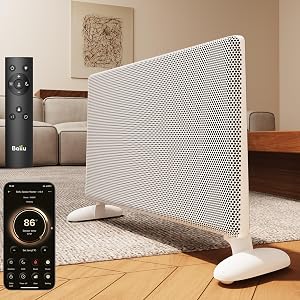 Ballu Mica Infrared Space Heater Indoor Use,Large Room Panel Heater with Programmable Ther